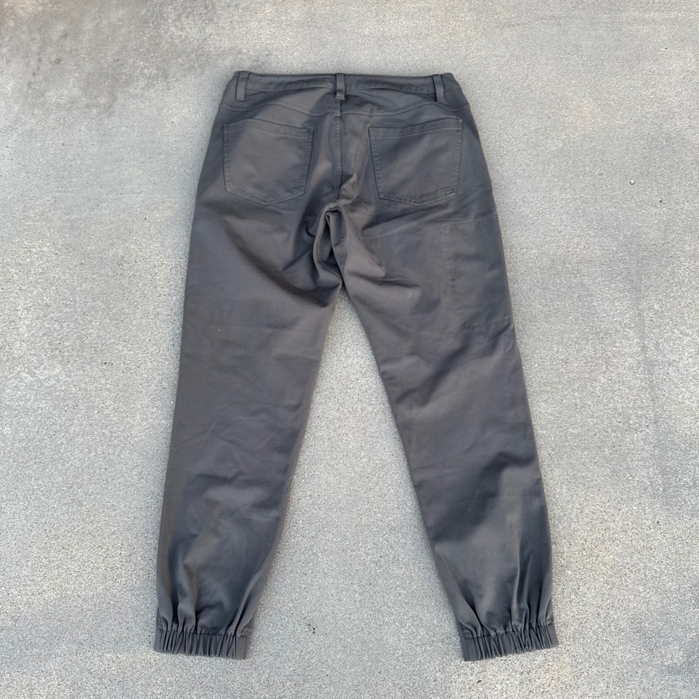 BYLT Premium Basics Everyday Pant Mens 34 Charcoal Grey Tapered Chino Trouser - Picture 10 of 14